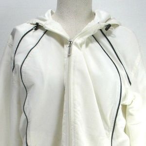 Wilson Hoodie Full Zip White Mesh Lining Sz L